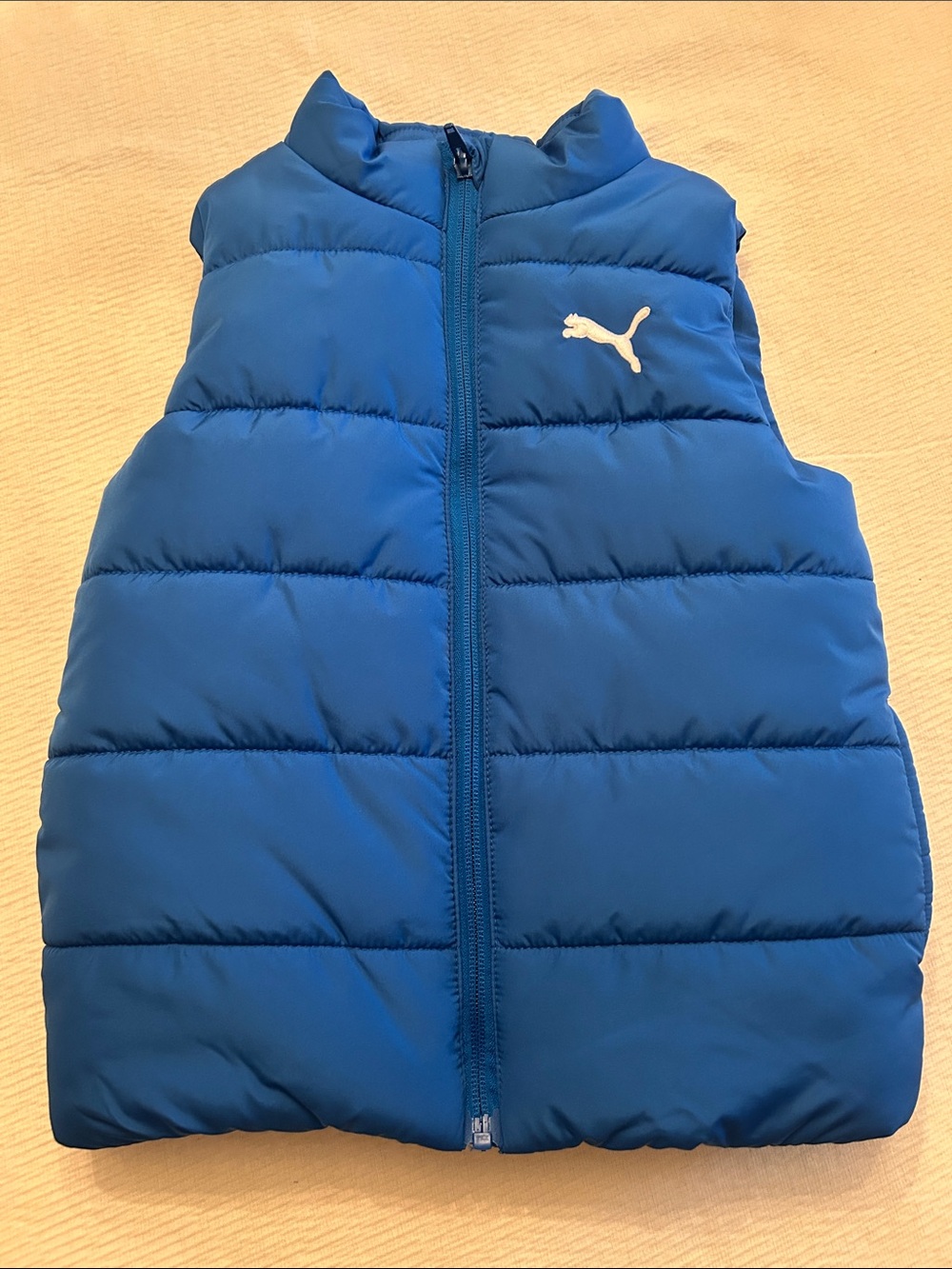 Puma Kids Royal Blue Quilted Puffer Vest